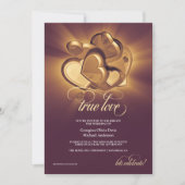 Trouwannouncement Echte Liefde Aankondiging (Voorkant)