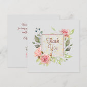 Trouwappartement Bedankkaartje Bedankkaart (Voorkant / Achterkant)