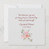 Trouwappartement Bedankkaartje Bedankkaart (Achterkant)