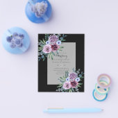 TROUWBALIEVEN MET DE LAAGSTE BEGROTING Pruim Bloem Flyer (Enkel)