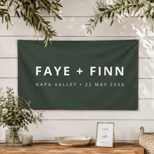Trouwbanner | Scandi Welkom Achtergrond Bord Spandoek