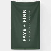 Trouwbanner | Scandi Welkom Achtergrond Bord Spandoek (Verticaal)