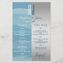Trouwbarmenu