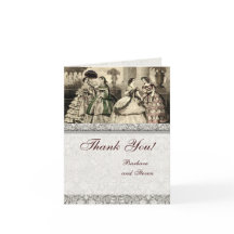 Trouwbedankje Antiek Vintage