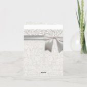 Trouwbedankje Antiek Vintage Bedankkaart (Achterkant)