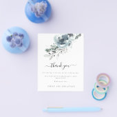 TROUWBEDANKJE met feestelijke bloemen Flyer (Enkel)