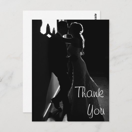 Trouwbedankje Post Kaarten (Voorkant / Achterkant)