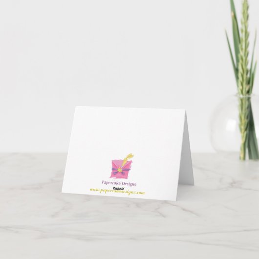 Trouwbedankje: wijndruiven notitiekaartje (Achterkant)