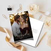 Trouwbedekking Foto koppels Douche Foto Bedankkaart