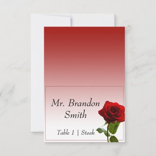 Trouwbegeleidingskaart voor een sprookje kaart (Voorkant)