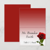 Trouwbegeleidingskaart voor een sprookje kaart (Voorkant / Achterkant)