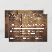 Trouwbehuizing RSVP-kaart RSVP Kaartje (Voorkant / Achterkant)