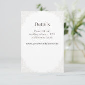 Trouwbel achtergrond details bijlage (Staand voorkant)