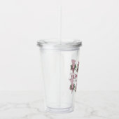 Trouwbellen Das Bloemboeket Verjaardag Acryl Drinkbeker (Rechts)