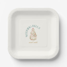 Trouwbellen En Taart | Taart Desserts Hapjes Papieren Bordje