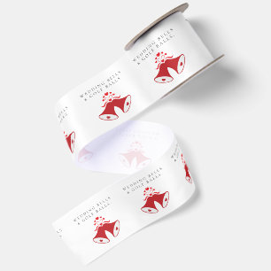 'Trouwbellen & Golfballen' Trouwcadeau Satijnen Lint