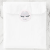 Trouwbellen & Hart Verlovings Bruiloftsshower Ronde Sticker (Tas)