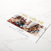 Trouwbellen Multi-foto verlovingskaart - WH Folie Uitnodiging (Gedraaid)