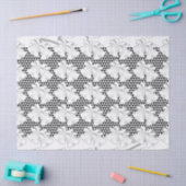 Trouwbellen Zwart Wit Geo Tissuepapier (Craft)
