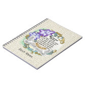 Trouwbelofte aangepast gastenboek notitieboek (Linkerzijde)