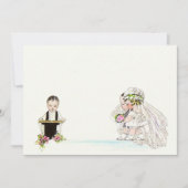 Trouwbelofte Bruid Bruidegom Lege Uitnodiging (Voorkant)