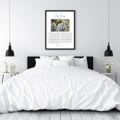 Trouwbelofte met Foto Jubileum Cadeau Poster