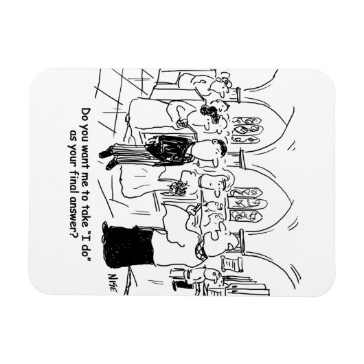 Trouwbeloften - Ik Doe als het Eindantwoord Magneet (Horizontaal)