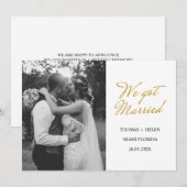 Trouwbericht Kaart (Voorkant / Achterkant)