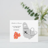 Trouwbestemming Barbados Sla de datum op Save The Date (Staand voorkant)