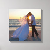 Trouwbestemming Foto Canvas Afdruk (Voorkant)