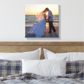 Trouwbestemming Foto Canvas Afdruk (Insitu (Slaapkamer))