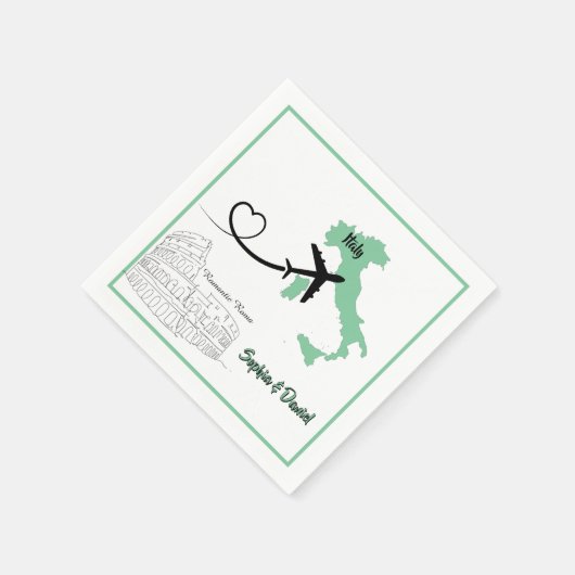 Trouwbestemming in het buitenland - Rome, Italië Servet (Hoek)