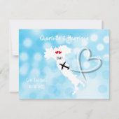 Trouwbestemming Italië Bewaar de Datum Save The Date (Voorkant)