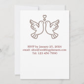 Trouwbestemming - Lente in Parijs Kaart (Achterkant)