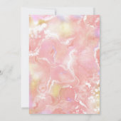 Trouwbestemming Wereldkaart Hart Uitnodiging (Achterkant)