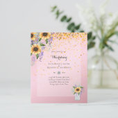 TROUWBIEFKAARTJES VOOR EEN KLEIN BUDGET - Landelij (Staand voorkant)