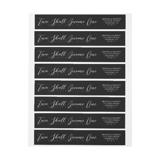 Trouwbijbelvers 2 zal één schrift worden (Vel)