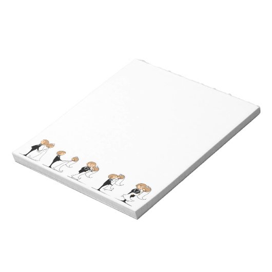 trouwbiljetten notitieblok (Linkerzijde)