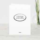 trouwblad met waterdruppels kaart (Achterkant)