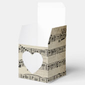 Trouwblad muziek bedankdoosjes (Geopend)