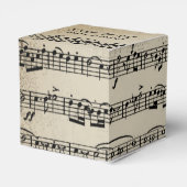 Trouwbladmuziek  bedankdoosjes (Achterkant)