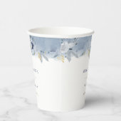 trouwblauwe rozen papieren bekers (Rechts)