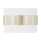 Trouwbloem Golden  Hart Lijst Elegant Uitnodigingen Wikkel (Achterkant Voorbeeld)