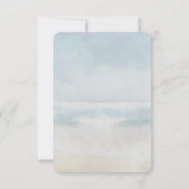 Trouwbloemboogreceptie aan de Oceaan Kaart (Achterkant)