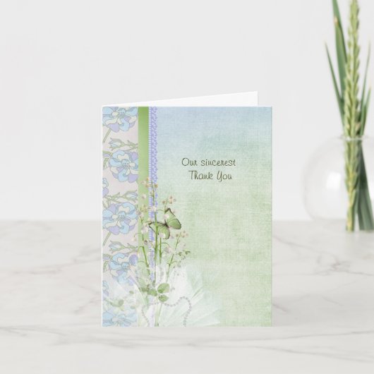 Trouwbloemen Bedankkaart (Voorkant)