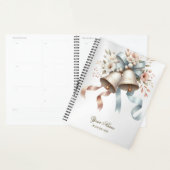Trouwbloemen klokken roze blauwe linten mooi planner (Display)