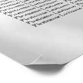 Trouwbloemen klokken roze blauwe linten mooi poster (Hoek)