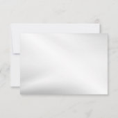 Trouwbloemen klokken roze blauwe linten mooi RSVP kaartje (Achterkant)