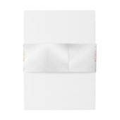 Trouwbloemen klokken roze blauwe linten mooi uitnodigingen wikkel (Achterkant Voorbeeld)