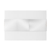 Trouwbloemen klokken roze blauwe linten mooi uitnodigingen wikkel (Achterkant Voorbeeld)